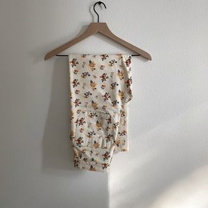 Madewell Floral Wide Leg Pants